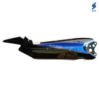 Splendor I Smart Rear Cowl Black With Blue Genuine Rear Cowl