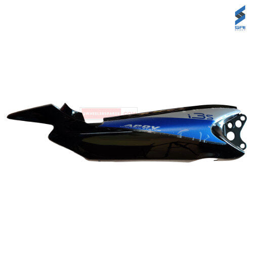 Splendor I Smart Rear Cowl Black With Blue Genuine Rear Cowl