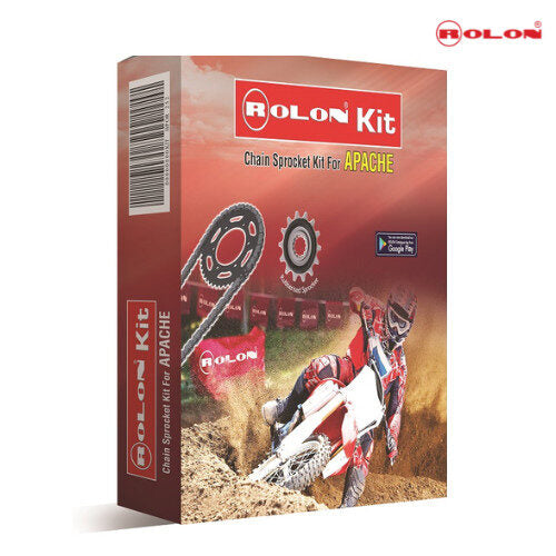 Apache RTR 200CC 4V Chain Sprocket Kit Rolon Genuine Parts