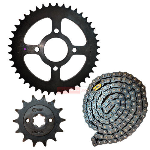 Pulsar 150 Twin Disc Chain Sprocket Kit Rolon Genuine Parts