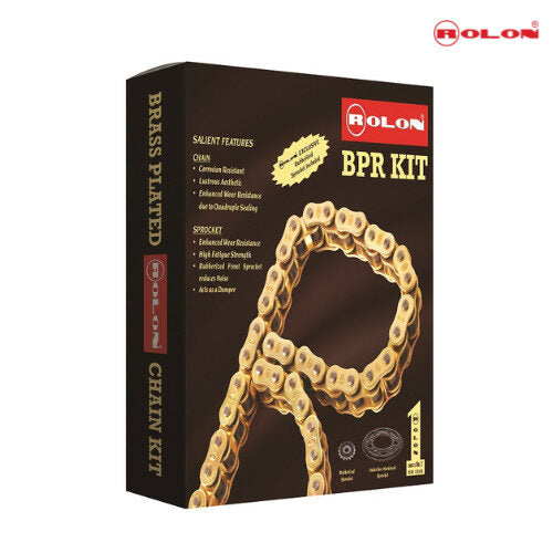 Pulsar 150 Twin Disc Brass Chain Sprocket Kit Rolon Genuine Parts