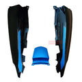 Passion Pro BS6 Rear Cowl (Set of 3) Black With Blue Plate Genuine Rear Cowl