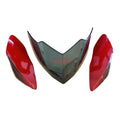 Pulsar 135 Headlight Visor Red Color Genuine Headlight Visor