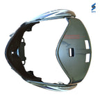 CB Shine Dx Headlight Visor With Glass Grey With Stricker