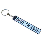 Customized Number Plate Key Chain Genuine Bike Accessories