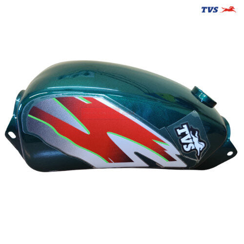 XL Super Petrol Tank Assembly Green Color TVS Genuine Parts