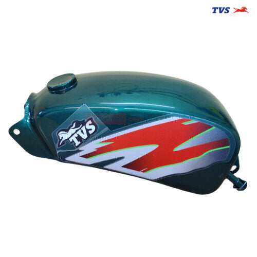 XL Super Petrol Tank Assembly Green Color TVS Genuine Parts