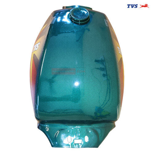 XL100 Petrol Tank Assembly Green Color TVS Genuine Parts