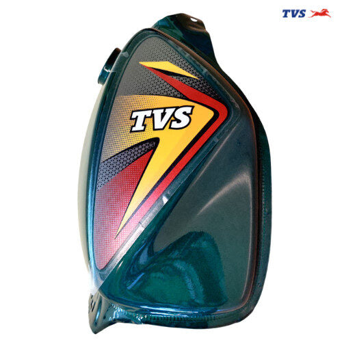 XL100 Petrol Tank Assembly Green Color TVS Genuine Parts