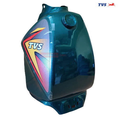 XL100 Petrol Tank Assembly Green Color TVS Genuine Parts