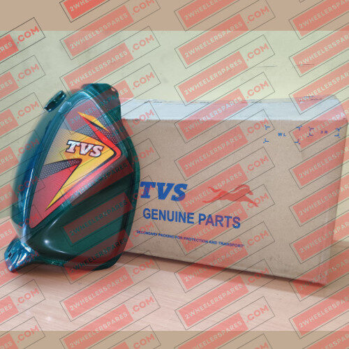 XL100 Petrol Tank Assembly Green Color TVS Genuine Parts