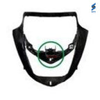 Unicorn BS6 Headlight Visor Black With Garnish Genuine Visor