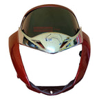 Unicorn BS6 Headlight Visor Red With Garnish Genuine Visor