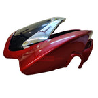 Unicorn BS6 Headlight Visor Red With Garnish Genuine Visor