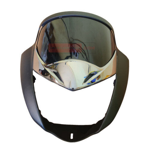 Unicorn BS6 Headlight Visor Matt Grey With Garnish Genuine Visor