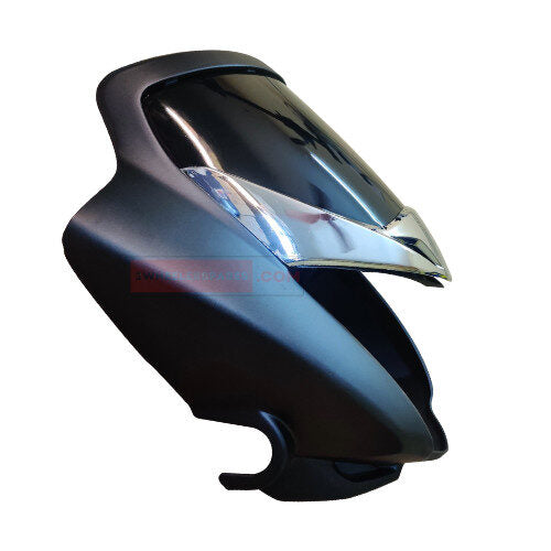 Unicorn BS6 Headlight Visor Matt Grey With Garnish Genuine Visor