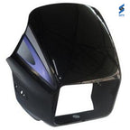 Splendor Plus Head Light Visor New Model Black With Purple Sticker Genuine Head Light Visor