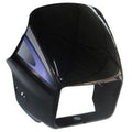 Splendor Plus Head Light Visor New Model Black With Purple Sticker Genuine Head Light Visor