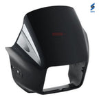 Splendor Plus Head Light Visor New Model Black With Silver Sticker Genuine Head Light Visor