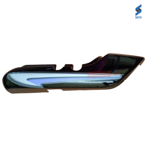 Splendor Plus Rear Cowl Black With Blue Sticker Genuine Rear Cowl