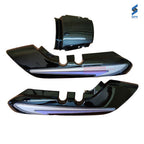 Splendor Plus Rear Cowl Black With Blue Sticker Genuine Rear Cowl