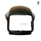 Splendor Plus Head Light Visor New Model Blue With Silver Sticker Genuine Visor