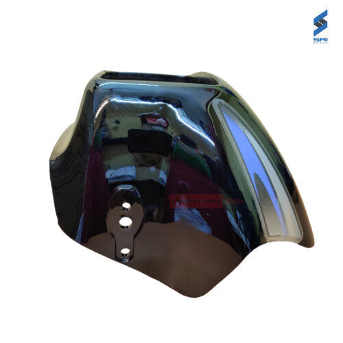 Splendor Plus Head Light Visor New Model Blue With Silver Sticker Genuine Visor