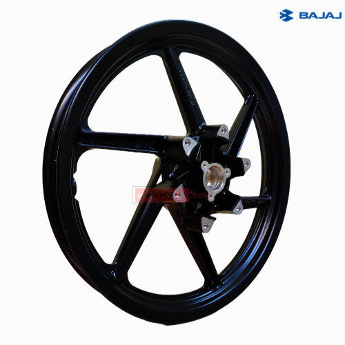 Pulsar 150 Alloy Wheel Front BS6 Tubeless Black Bajaj Genuine Parts