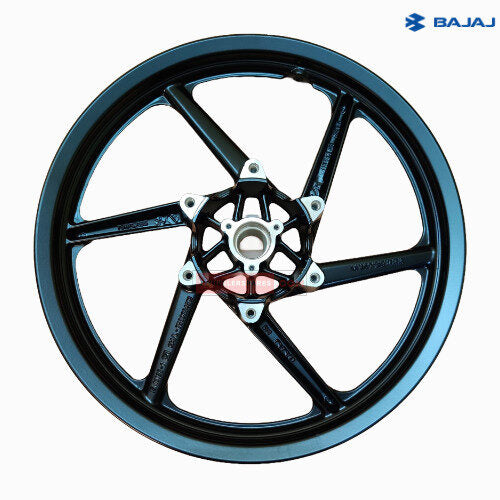 Pulsar 150 Alloy Wheel Front BS6 Tubeless Black Bajaj Genuine Parts