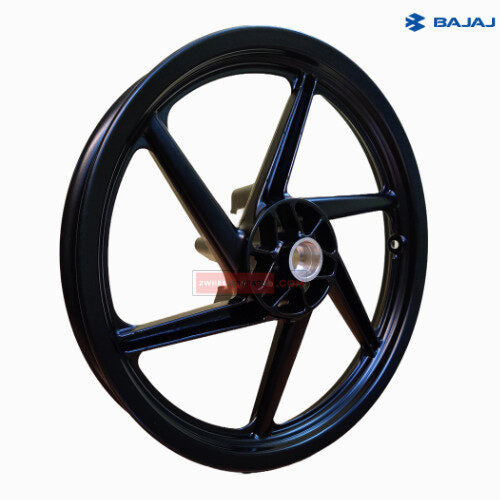 Pulsar 150 Alloy Wheel Front BS6 Tubeless Black Bajaj Genuine Parts