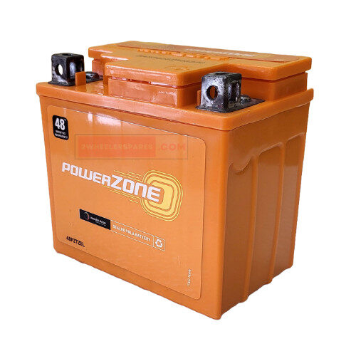 Z5L Battery 2 Wheeler Battery - 48PZTZ5L (AUC-PZ-48PZTZ5L) Genuine Powerzone Battery