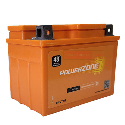 Z4L Battery 2 Wheeler Battery - 48PZTZ4L (AUC-PZ-48PZTZ4L) Genuine Powerzone Battery
