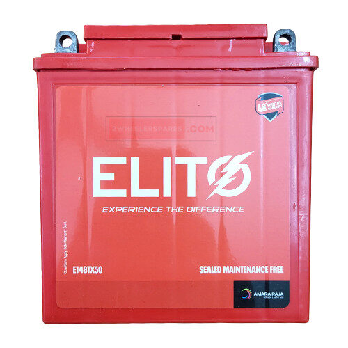 X50 Battery 2 Wheeler Battery - ET48TX50 (AET-RR-0ET48TX50) Genuine Elito Battery