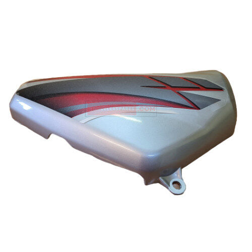 HF Deluxe Side Cowl Silver with Red Sticker Genuine Side Cowl