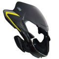 SP125 BS6 Visor Black with Yellow Sticker With Visor Glass Genuine Visor