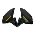 SP125 BS6 Tank Shroud Black With Yellow Sticker TPFC Set of 6 Genuine Fiber Parts