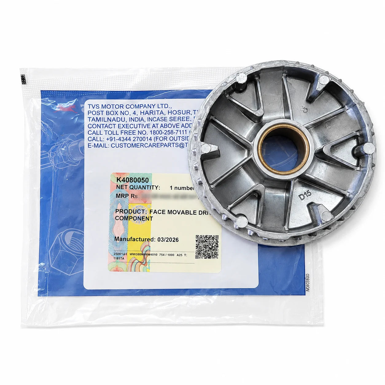 Wego Clutch Variator TVS Genuine Parts