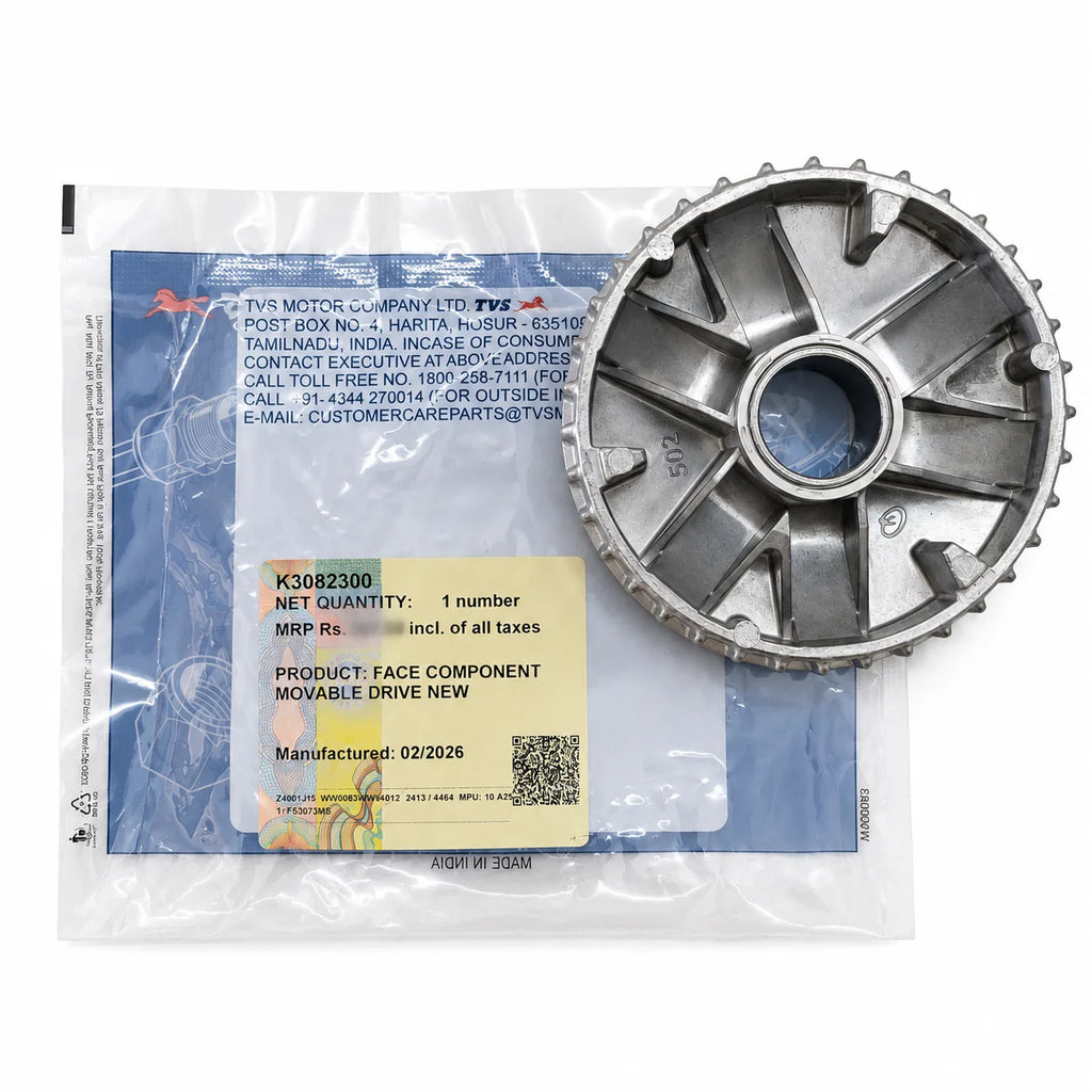 Scooty Pep Plus Clutch Variator TVS Genuine Parts