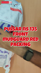 Pulsar 135 Mudguard Red Color Genuine Mudguard